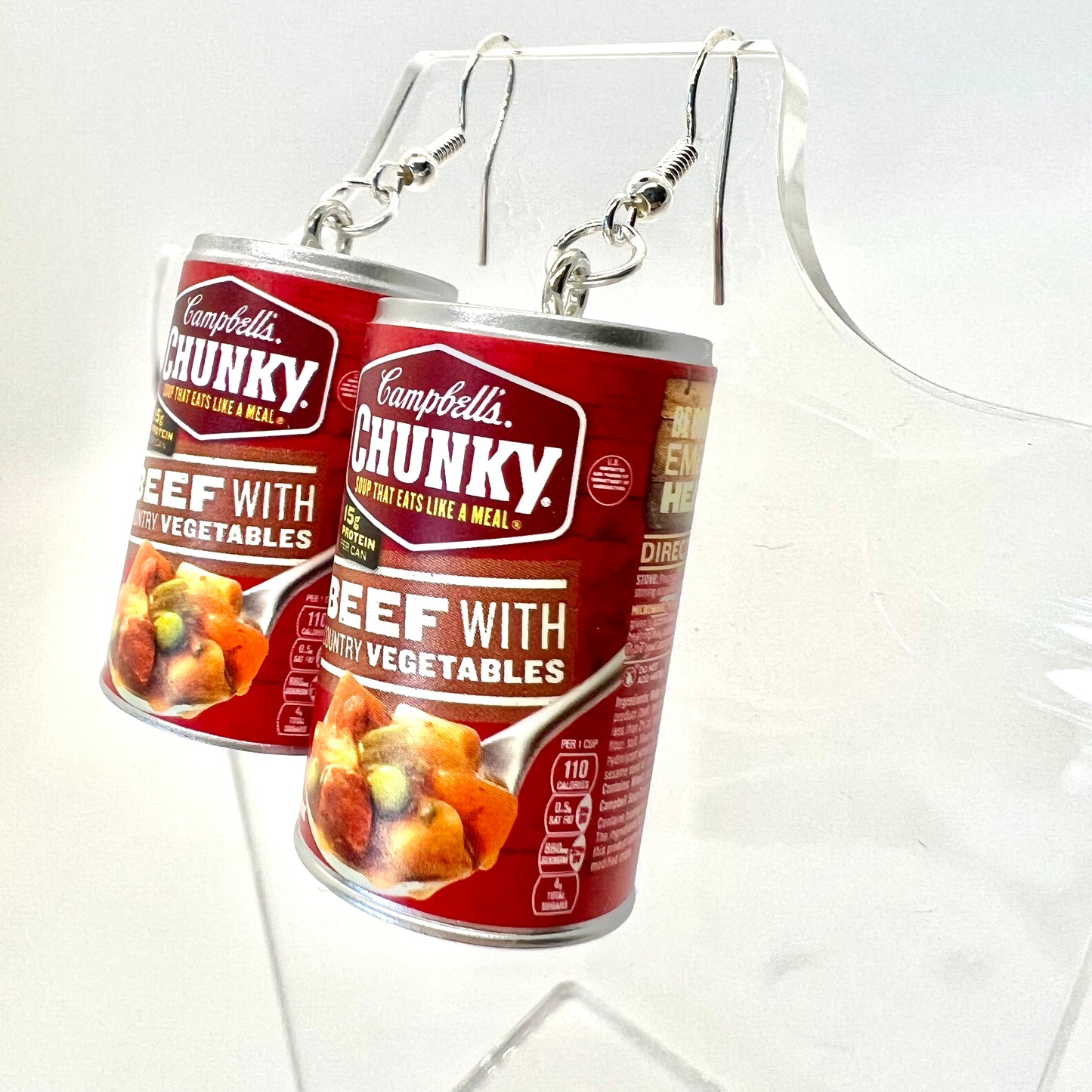 Campbell’s Soup Earrings