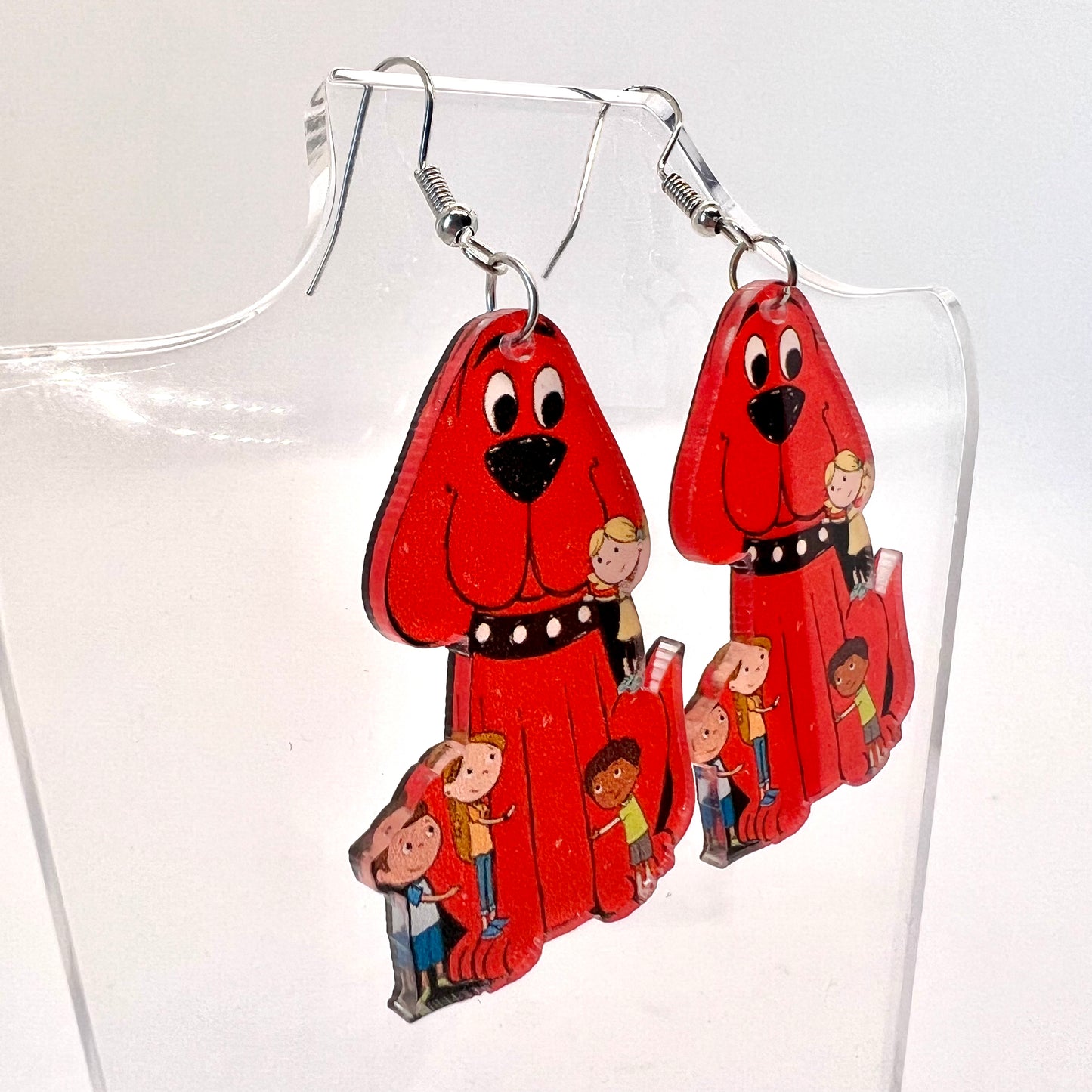 Clifford Dog Earrings