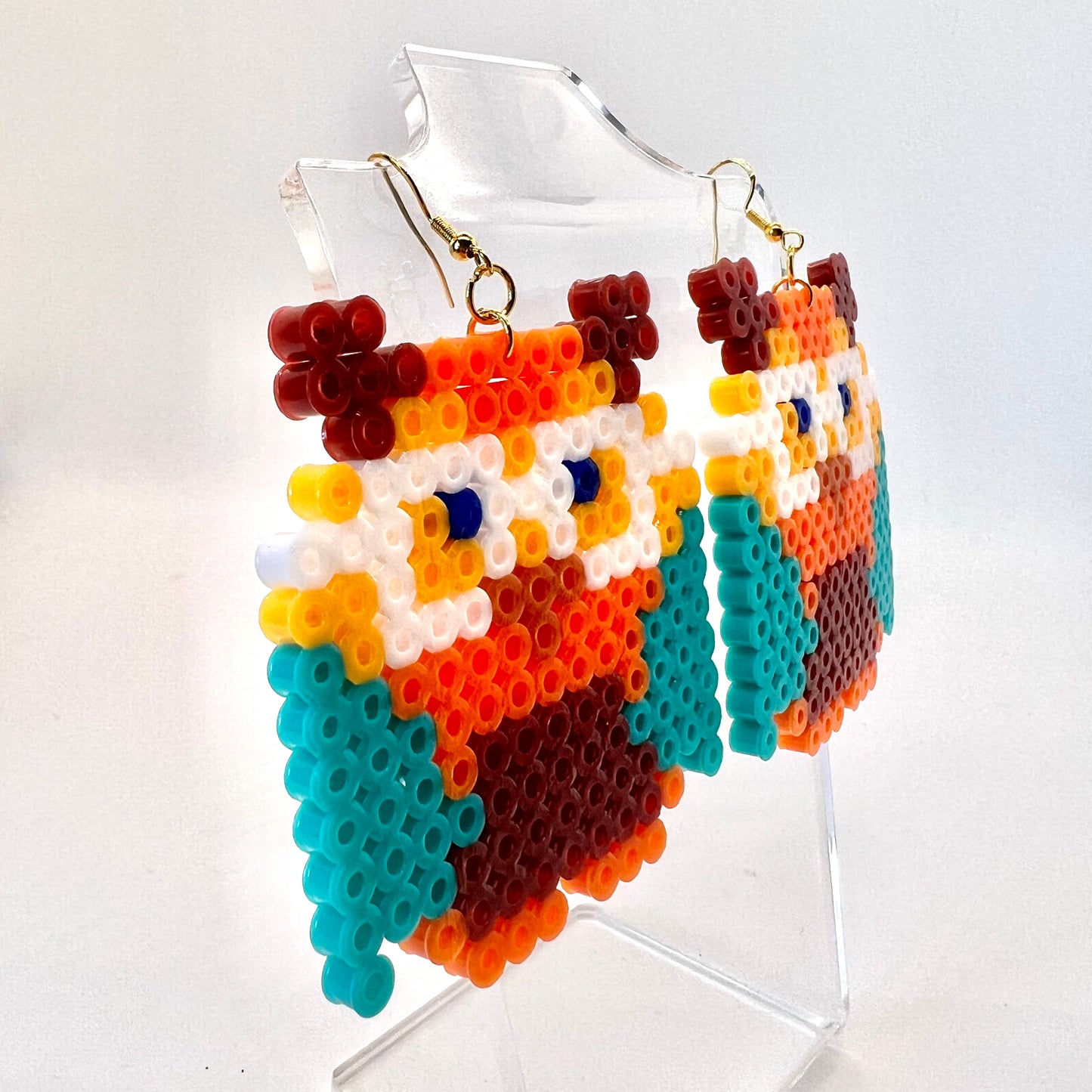 Large Owl Earrings