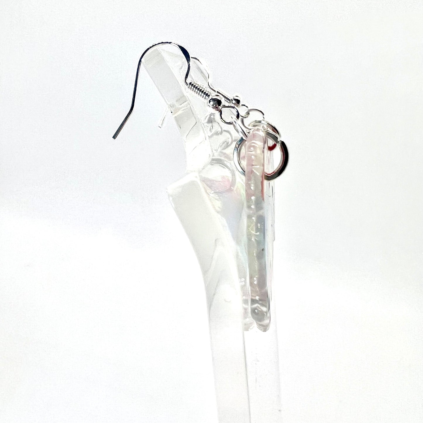 Rainbow Butterfly Lips Earrings