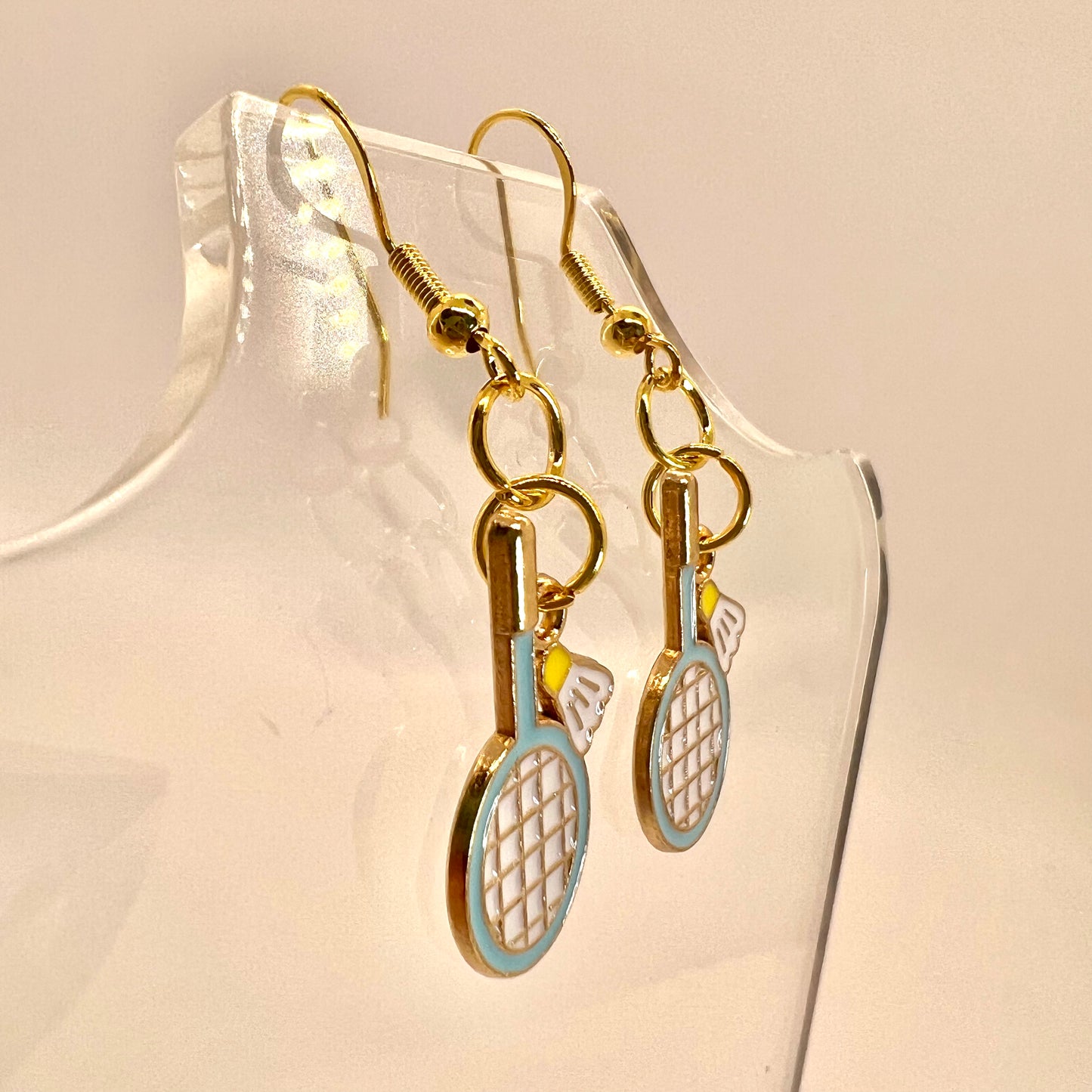 Badminton Racket Earrings