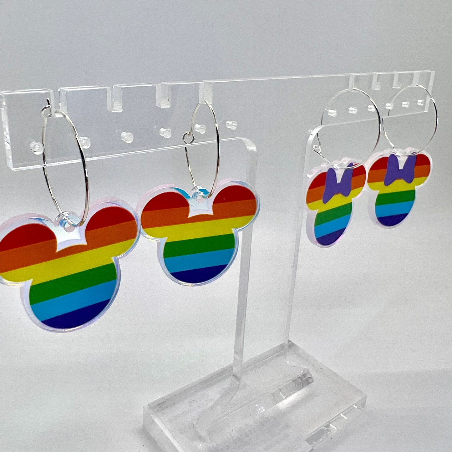 Mickey & Minnie Rainbow Earrings