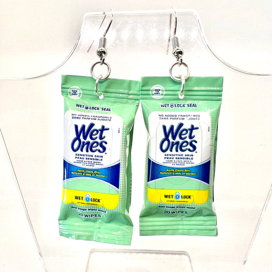 Wet Ones Wipes Earrings