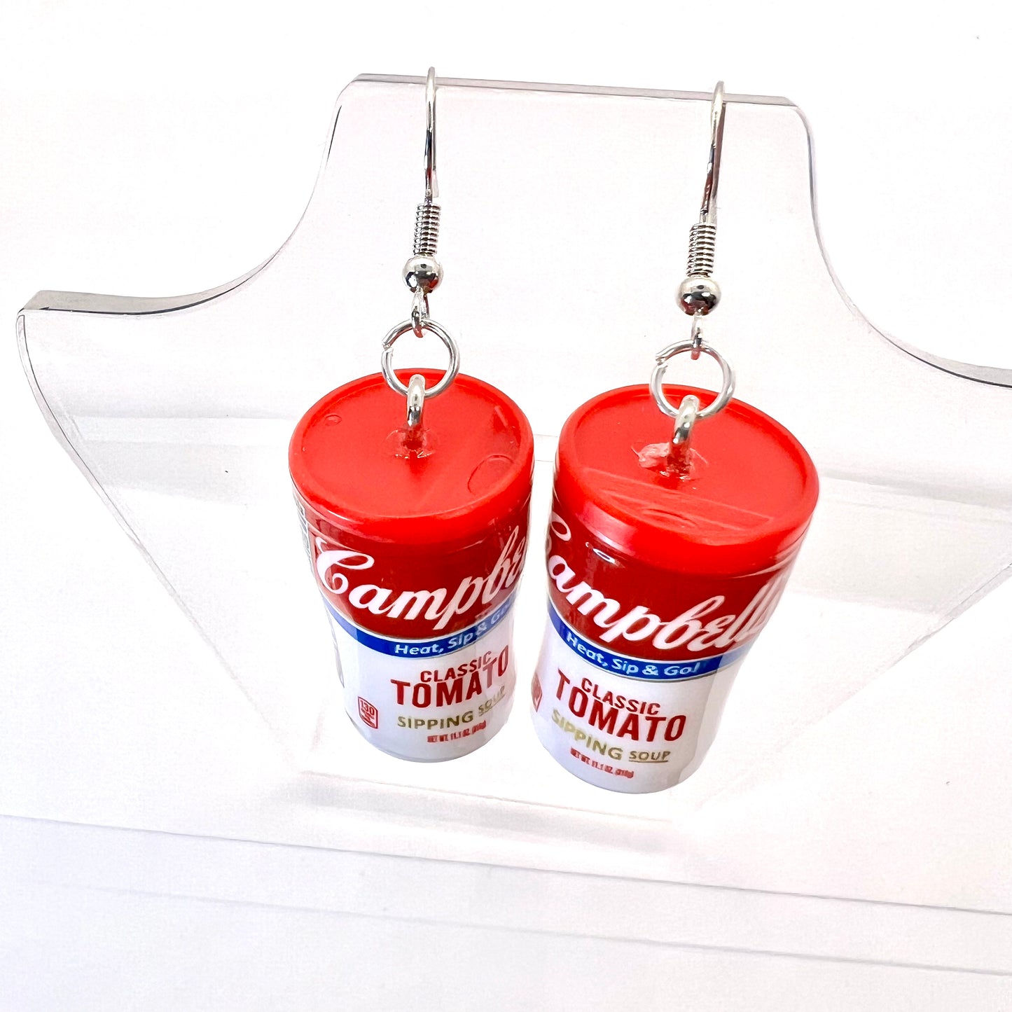 Campbells Tomato Soup Earrings