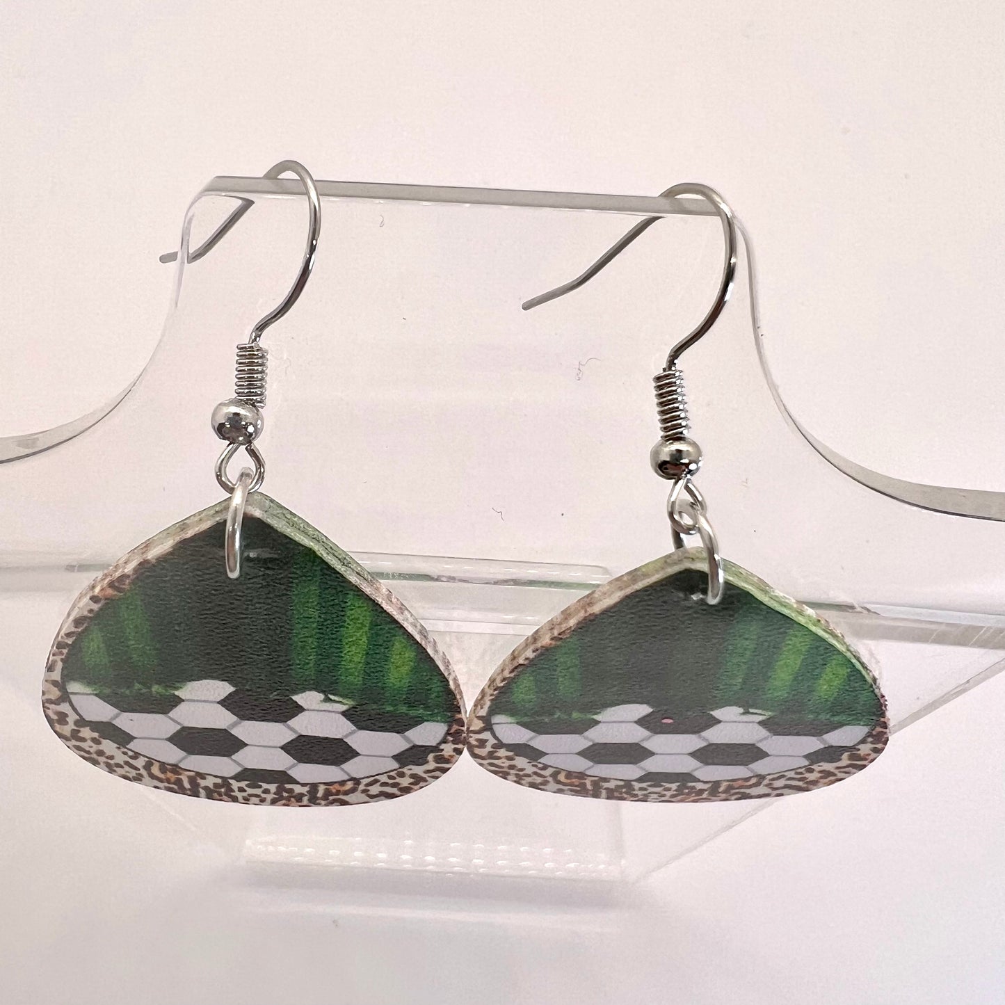 Soccer Field Earrings