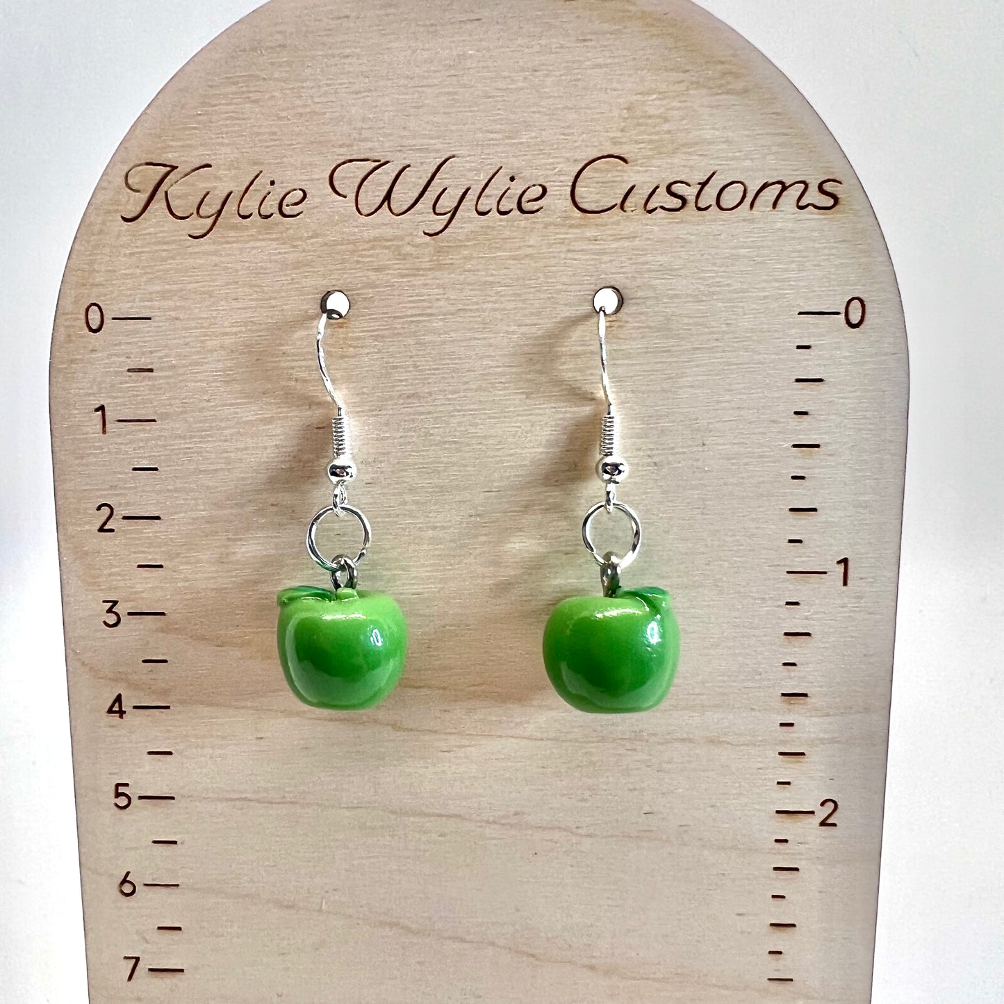 Green Apple Earrings