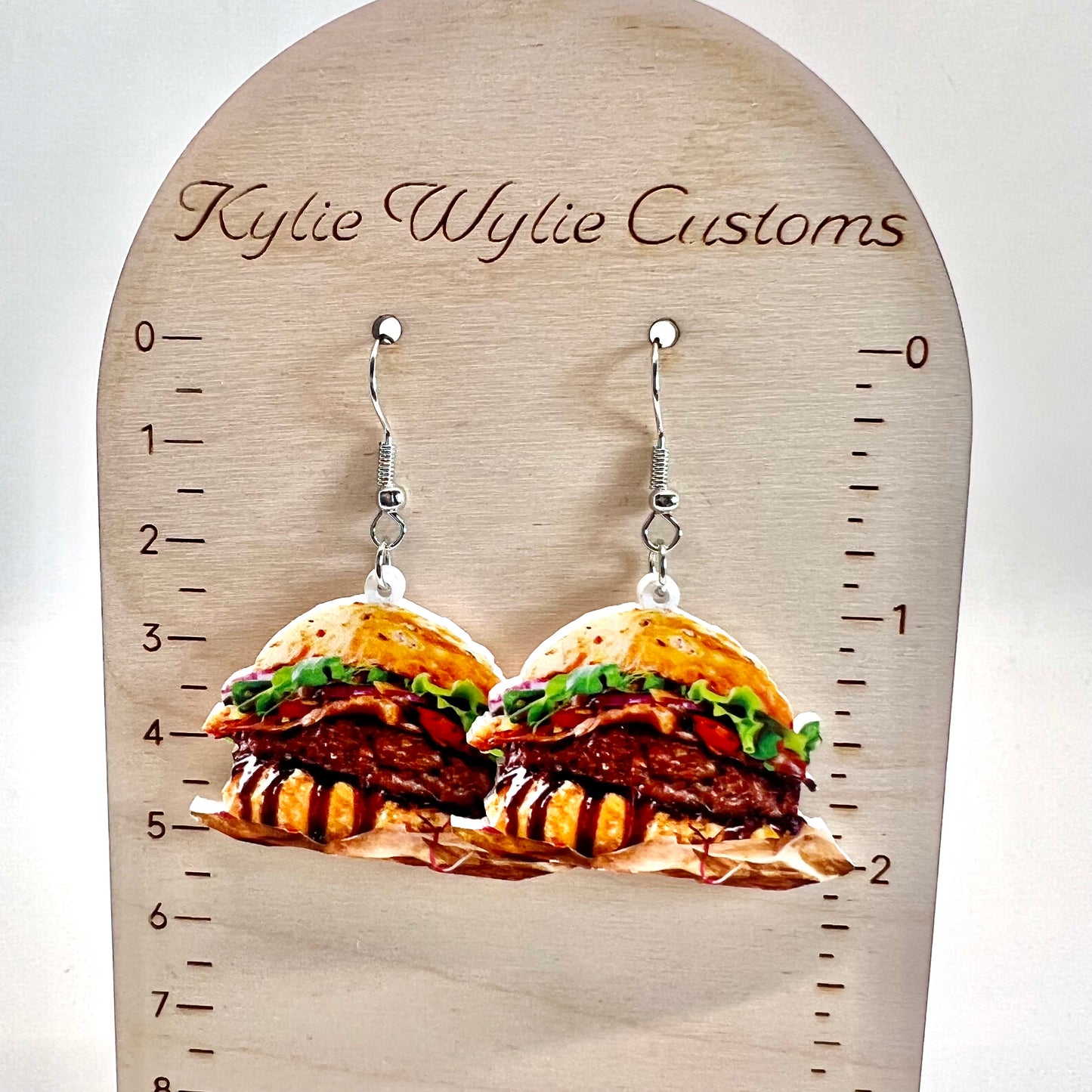 Greasy Burger Earrings