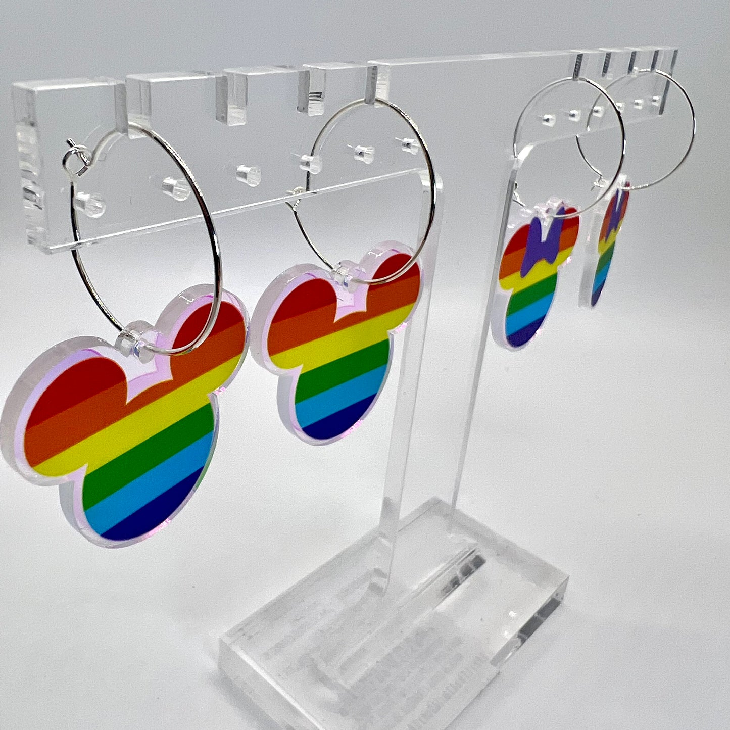 Mickey & Minnie Rainbow Earrings