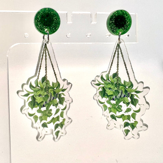 Hanging Plant Earrings