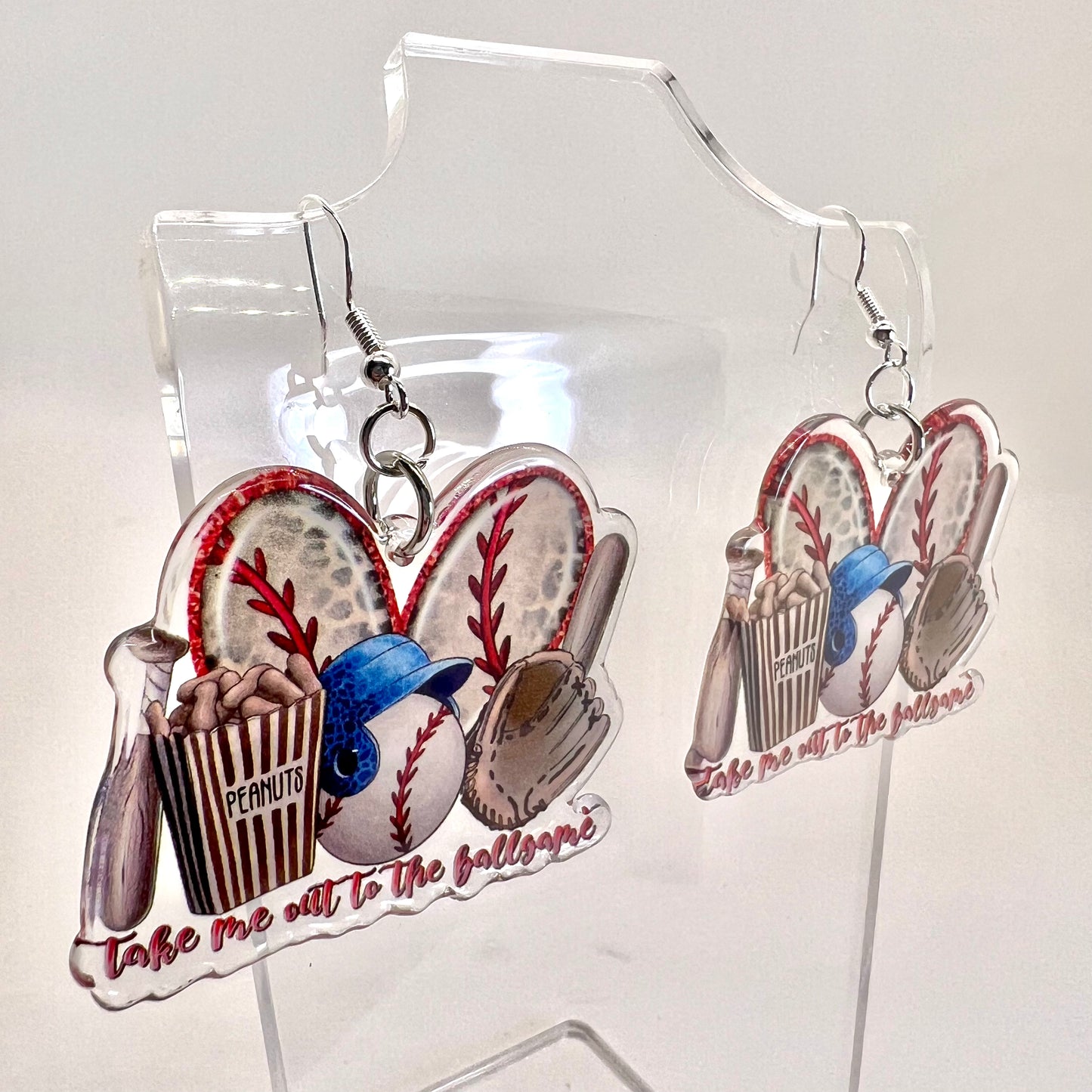 Baseball Earrings