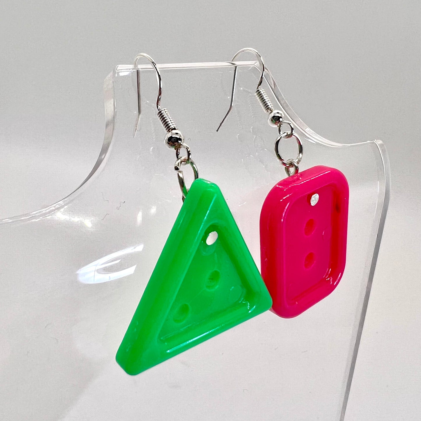 Button Earrings