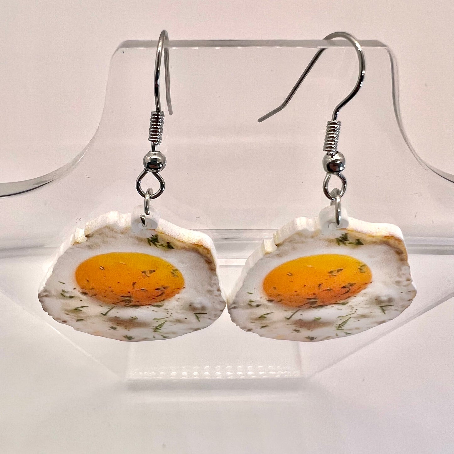 Fried Egg Earrings