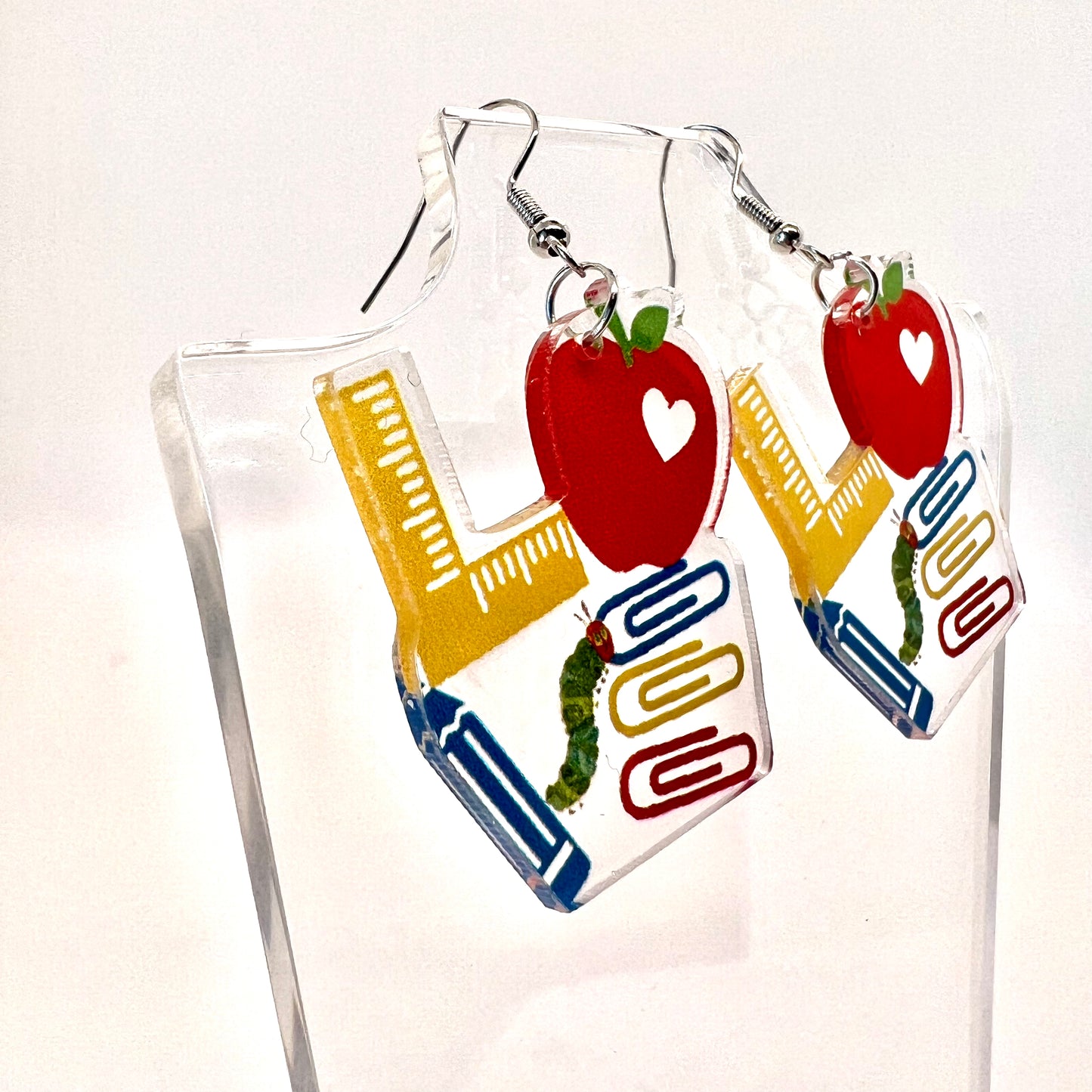 Teacher Love Earrings