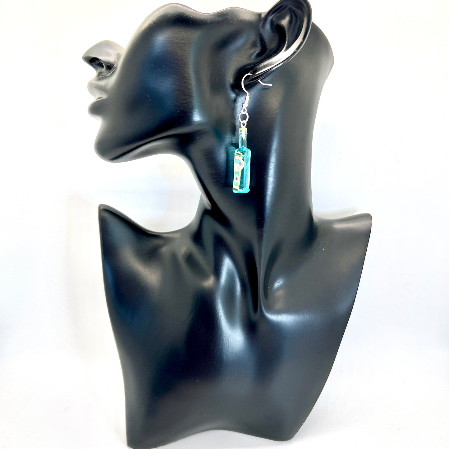 Absinth Bottle Earrings