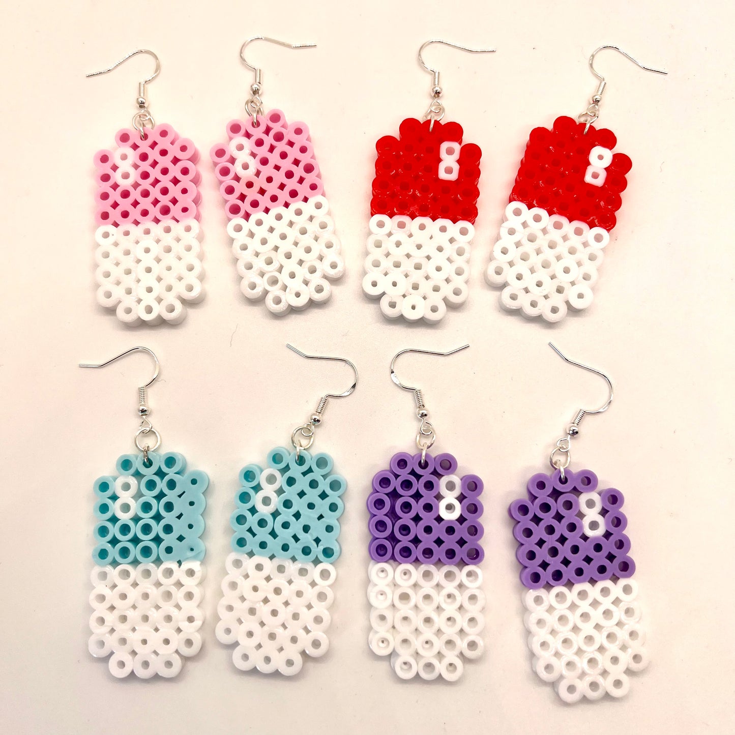 Happy Pill 8-Bit Earrings