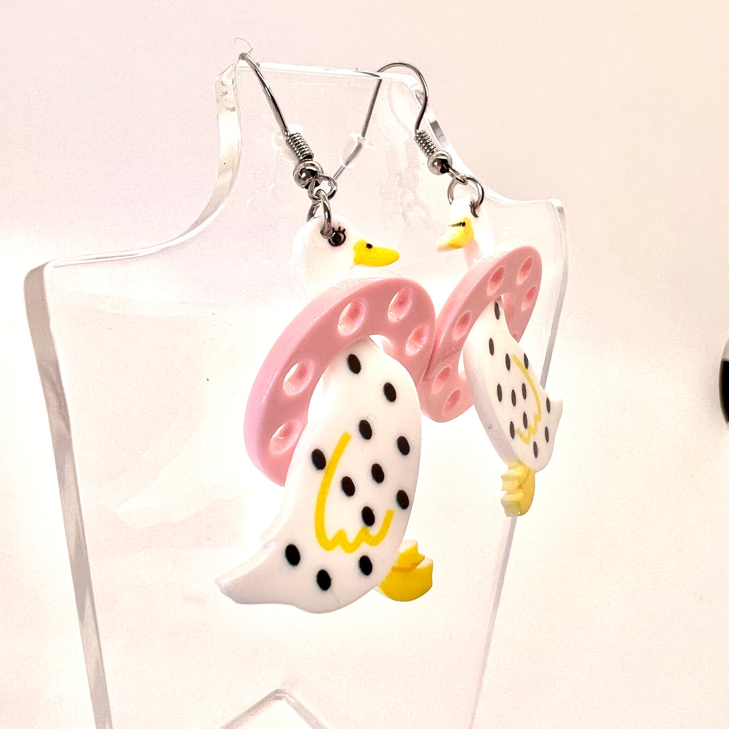 Swimming Duck Earrings