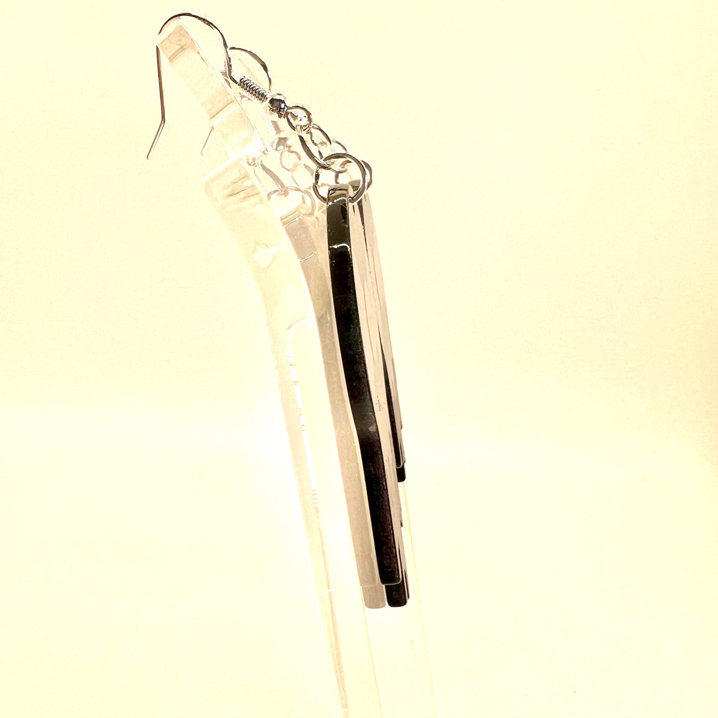 Melted Record Earrings