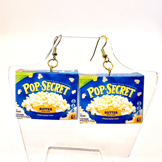 Pop Secret Popcorn Earrings