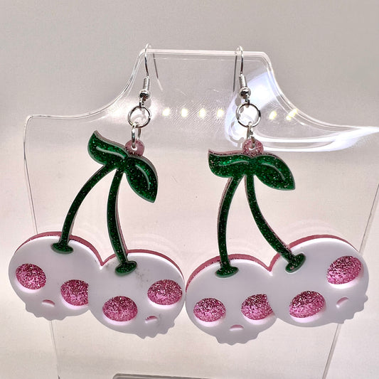 Cherry Skull Earrings