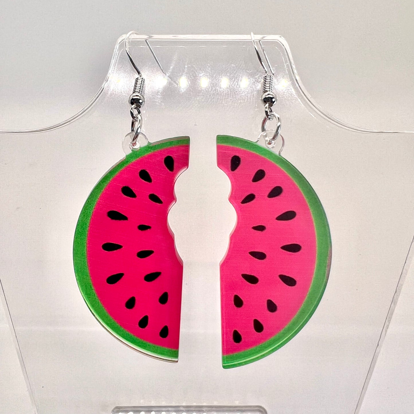 Large Watermelon Earrings