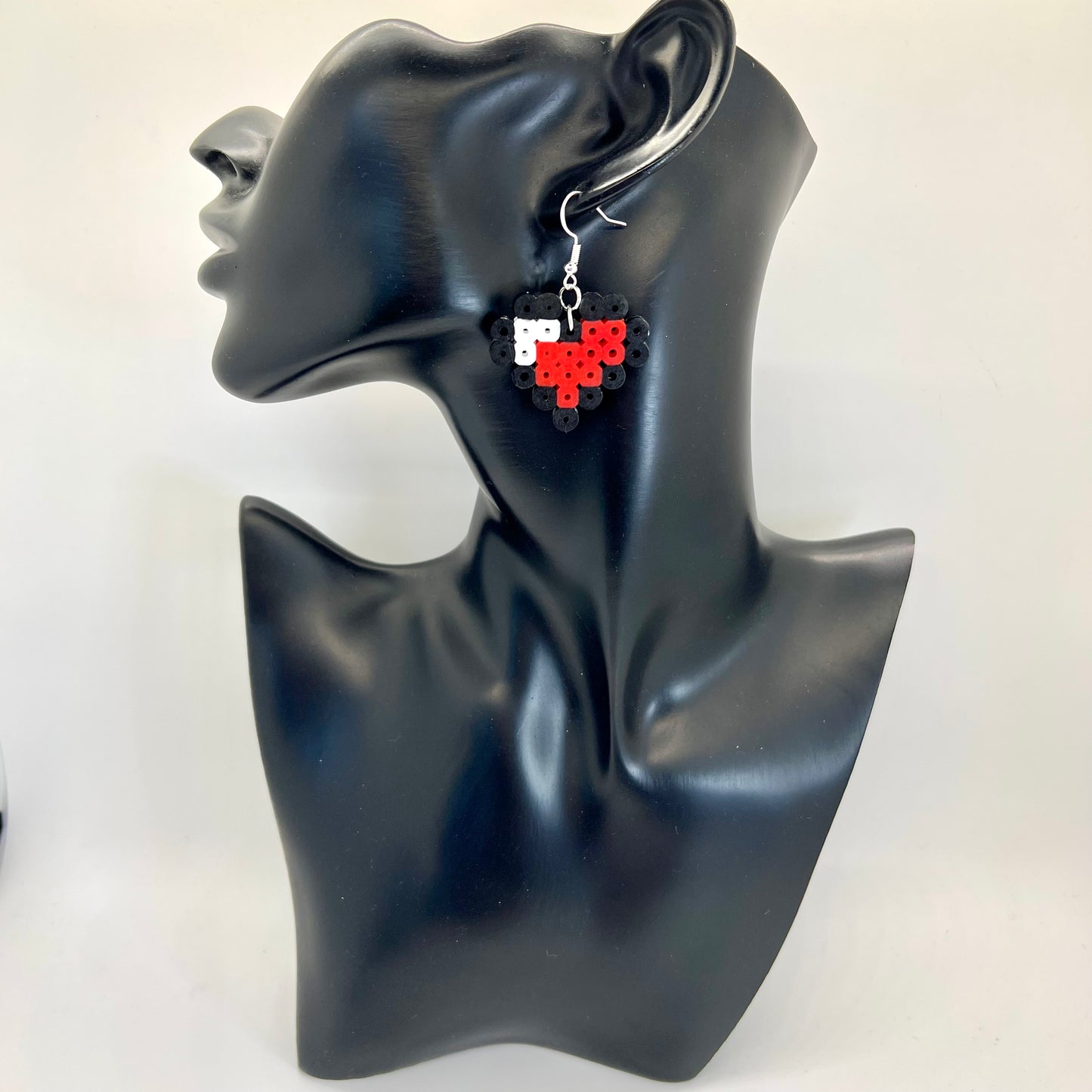 8-Bit Heart Earrings