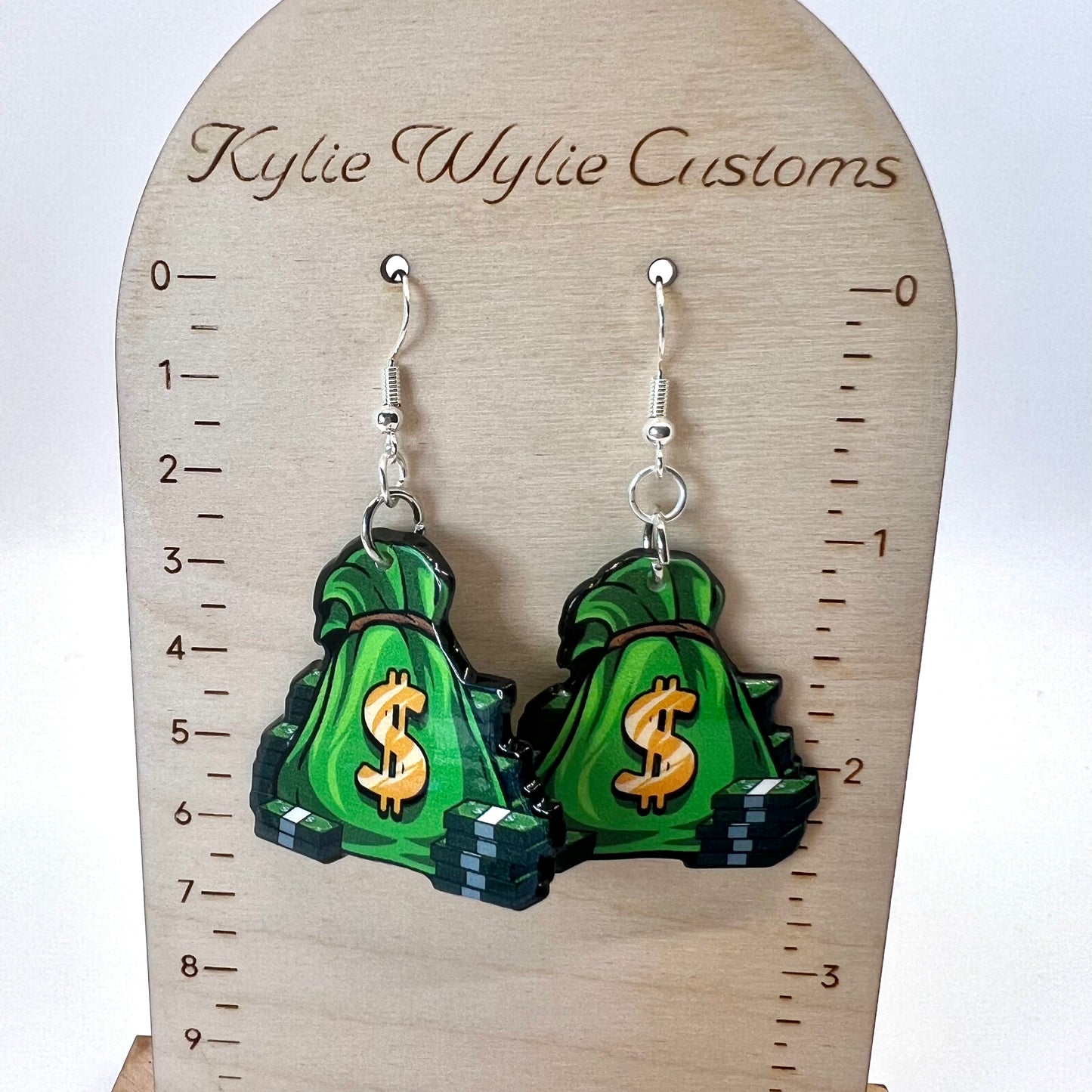 Money Bags Earrings