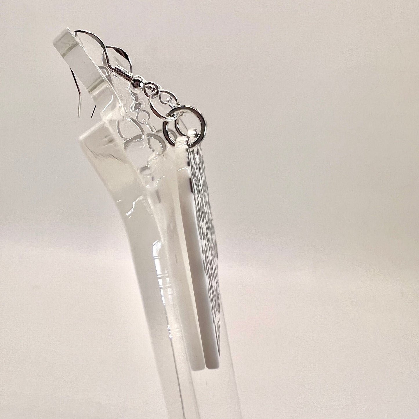 Baseball Cheetah Print Earrings