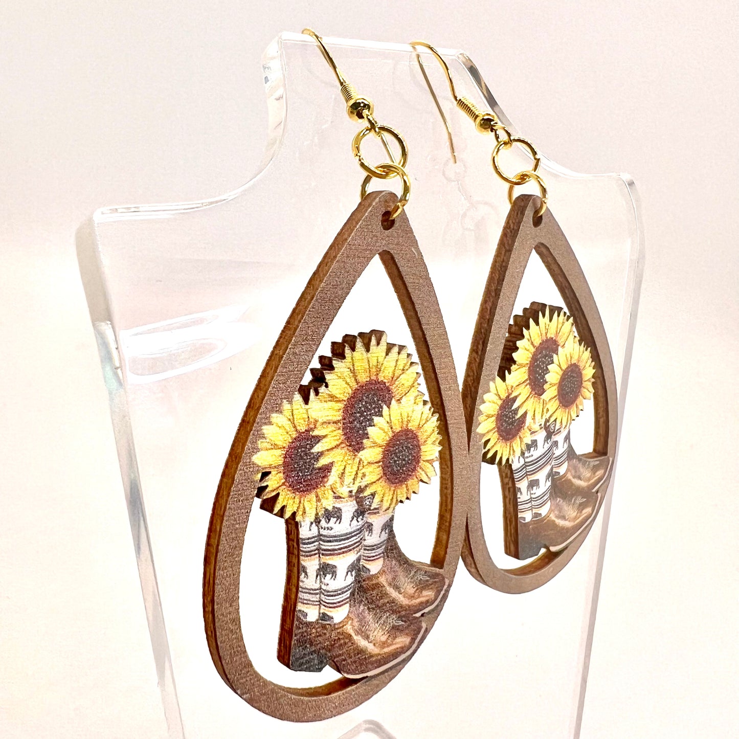 Cowgirl Boot Earrings