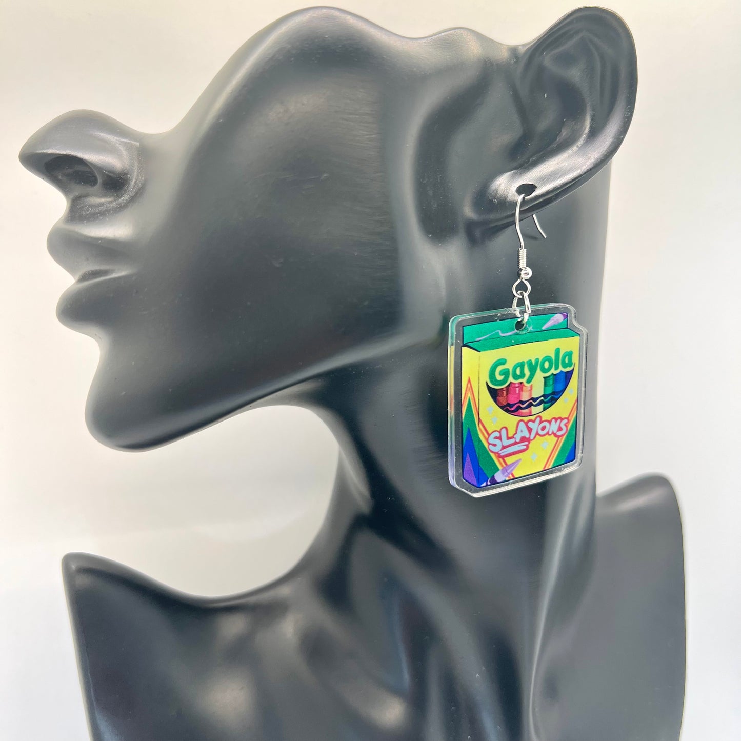 “Slay-Ons” Crayon Earrings