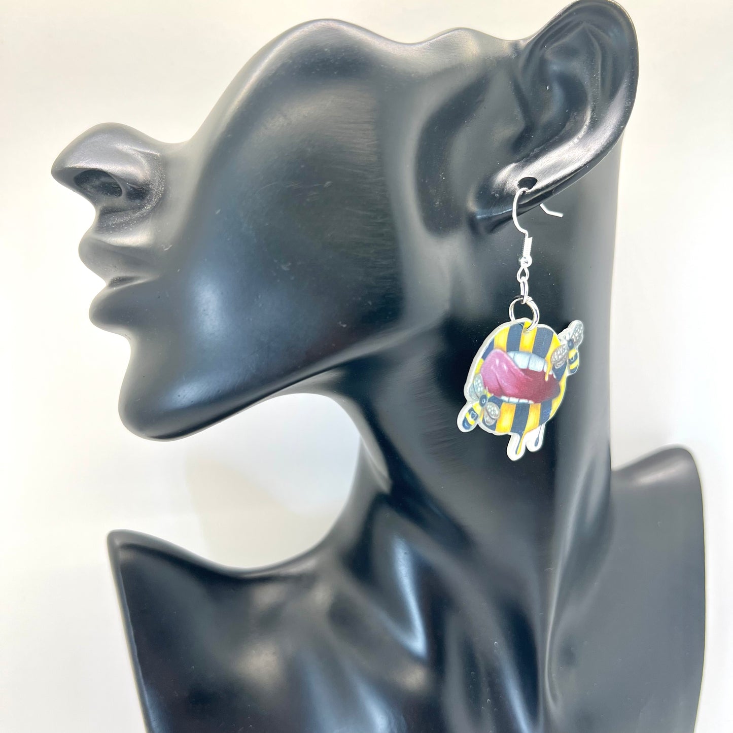 Honey Bee Lips Earrings