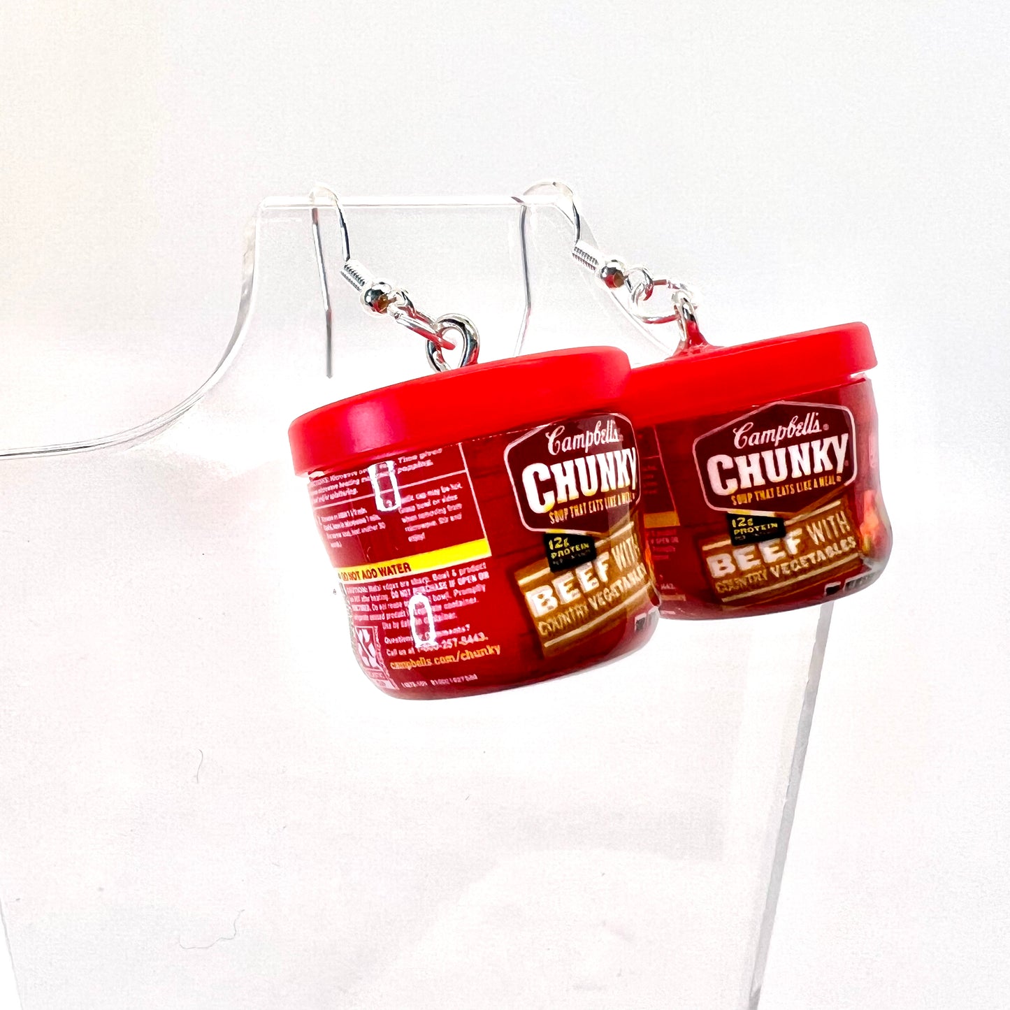 Campbells Chunky Soup Earrings