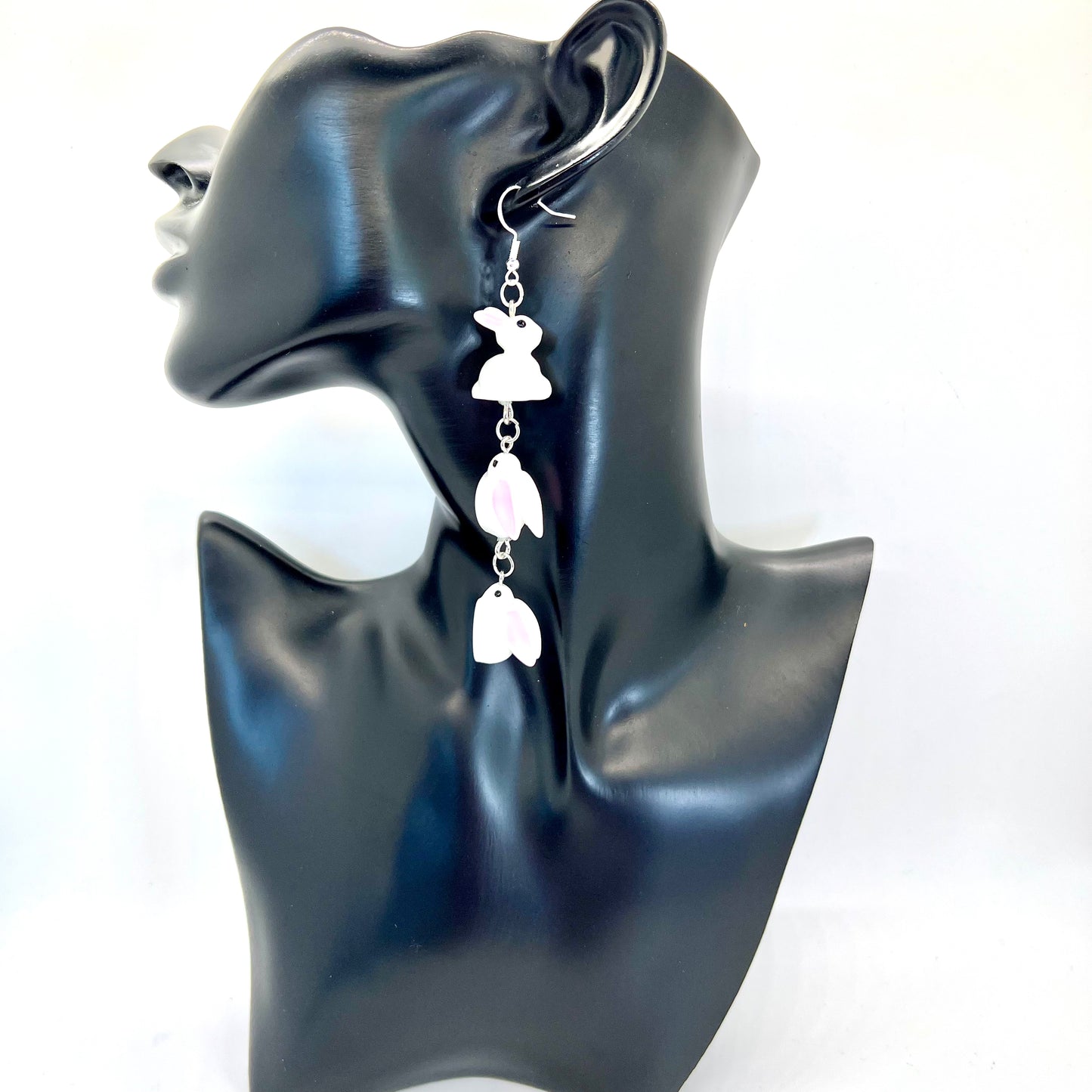 Bunny Family Chain Earrings