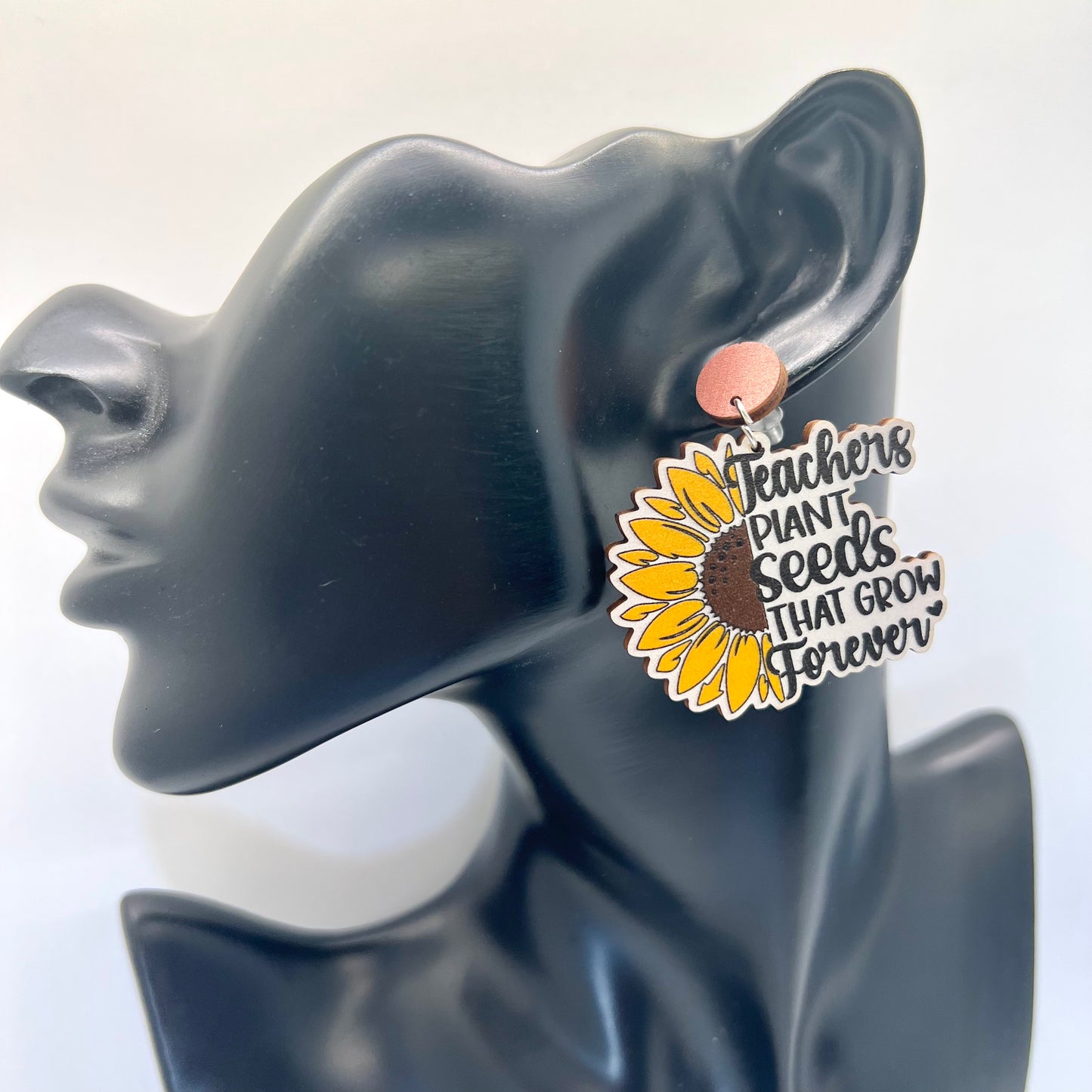 Teacher Flower Earrings