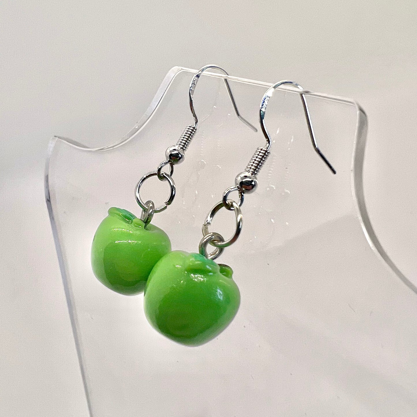 Green Apple Earrings