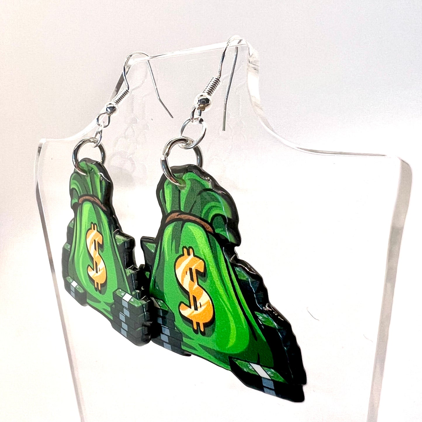 Money Bags Earrings