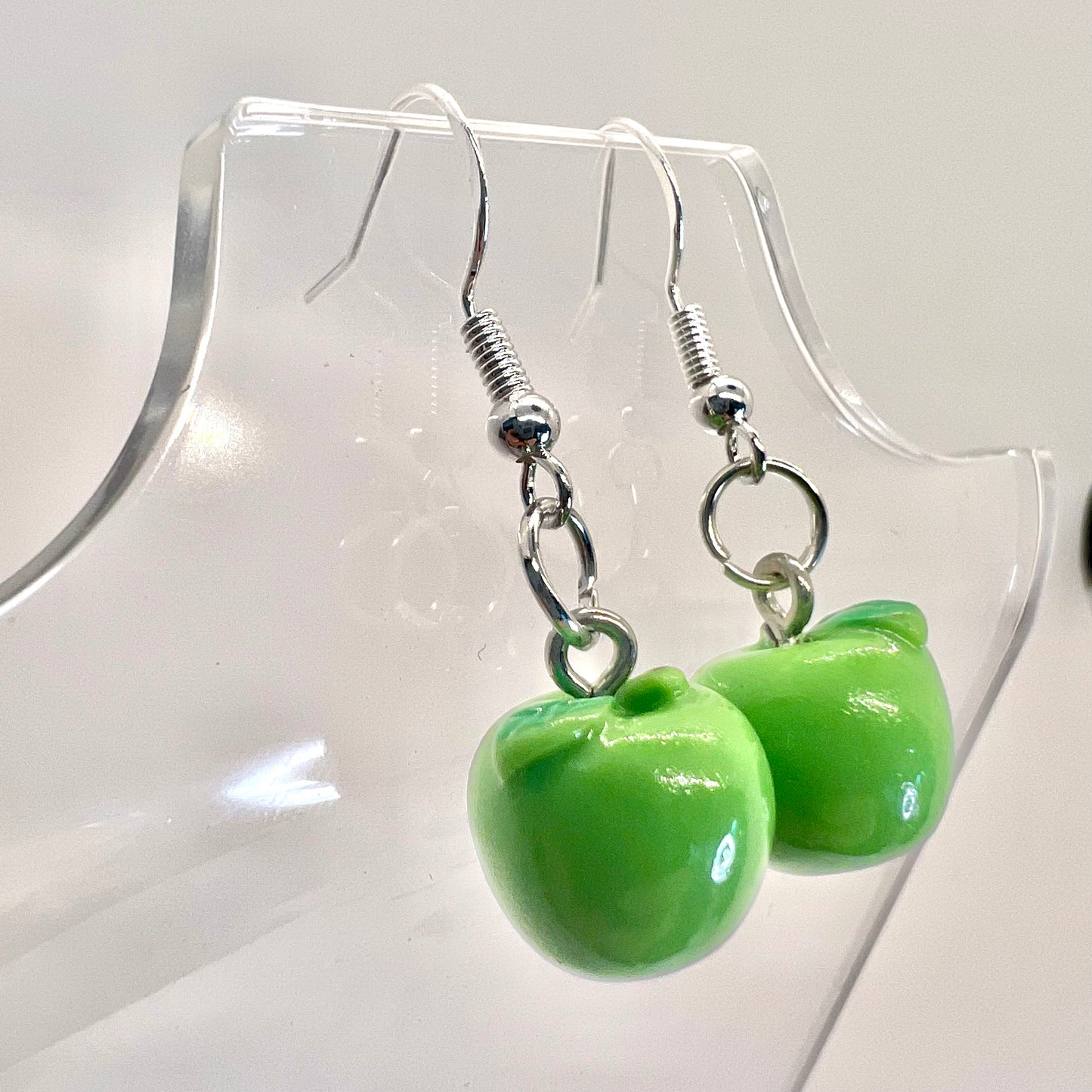 Green Apple Earrings
