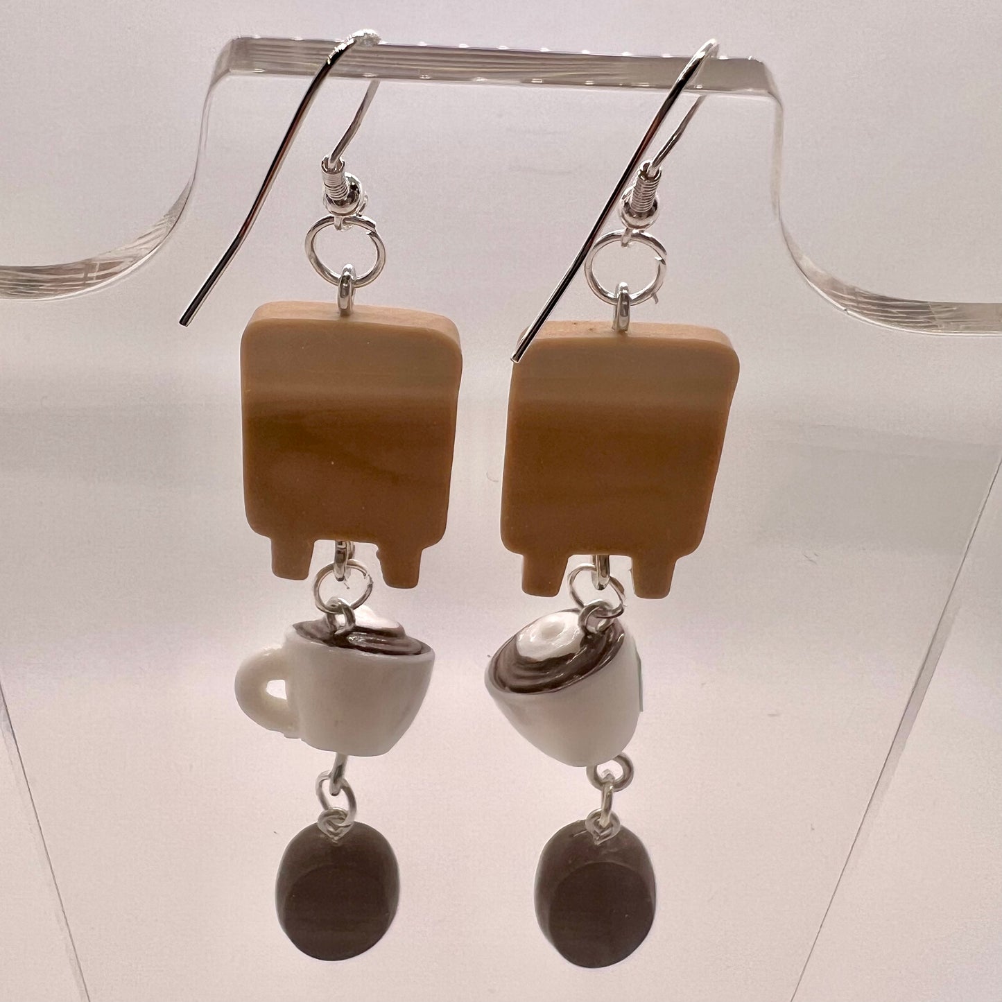 Coffee Shop Chain Earrings