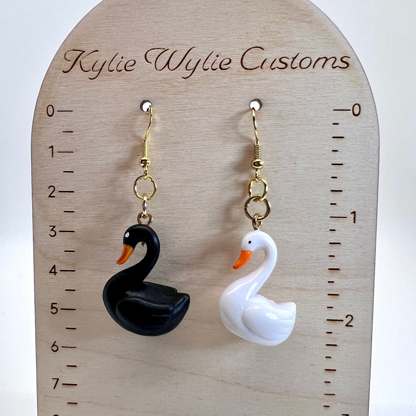 Swan Earrings