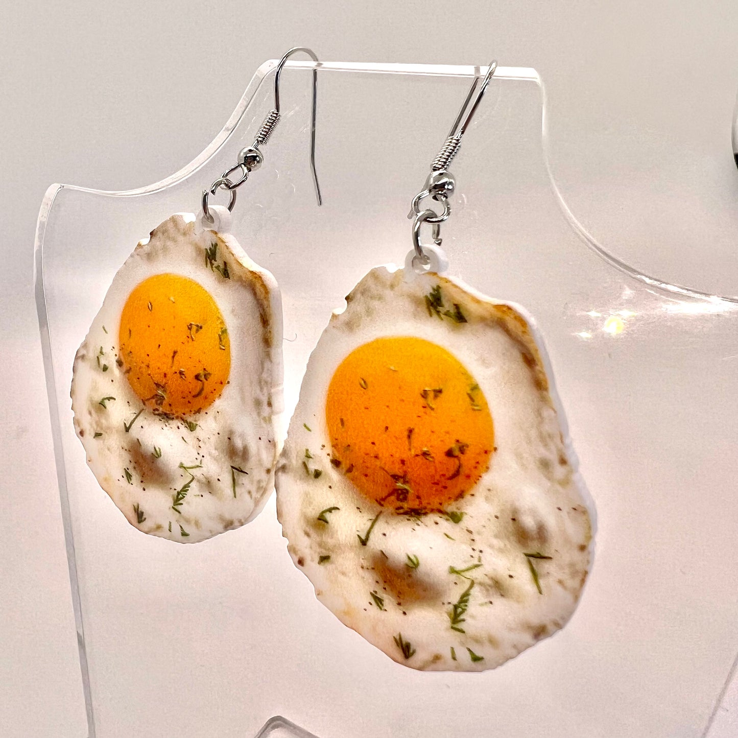 Fried Egg Earrings