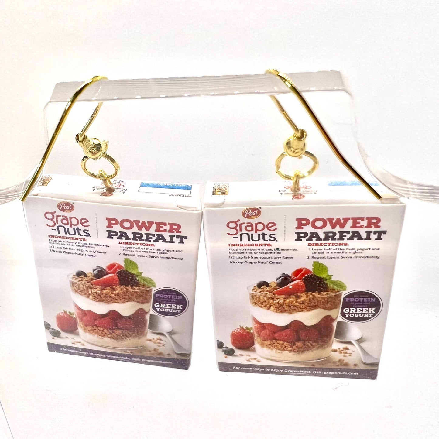 Grape Nuts Cereal Earrings