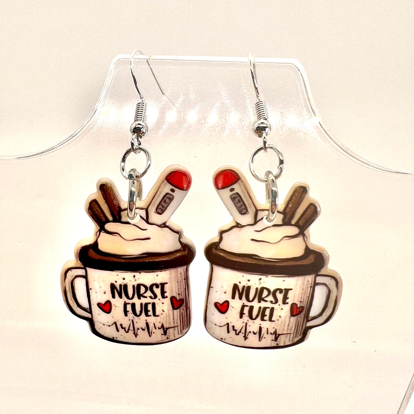 Life Saving Coffee Earrings