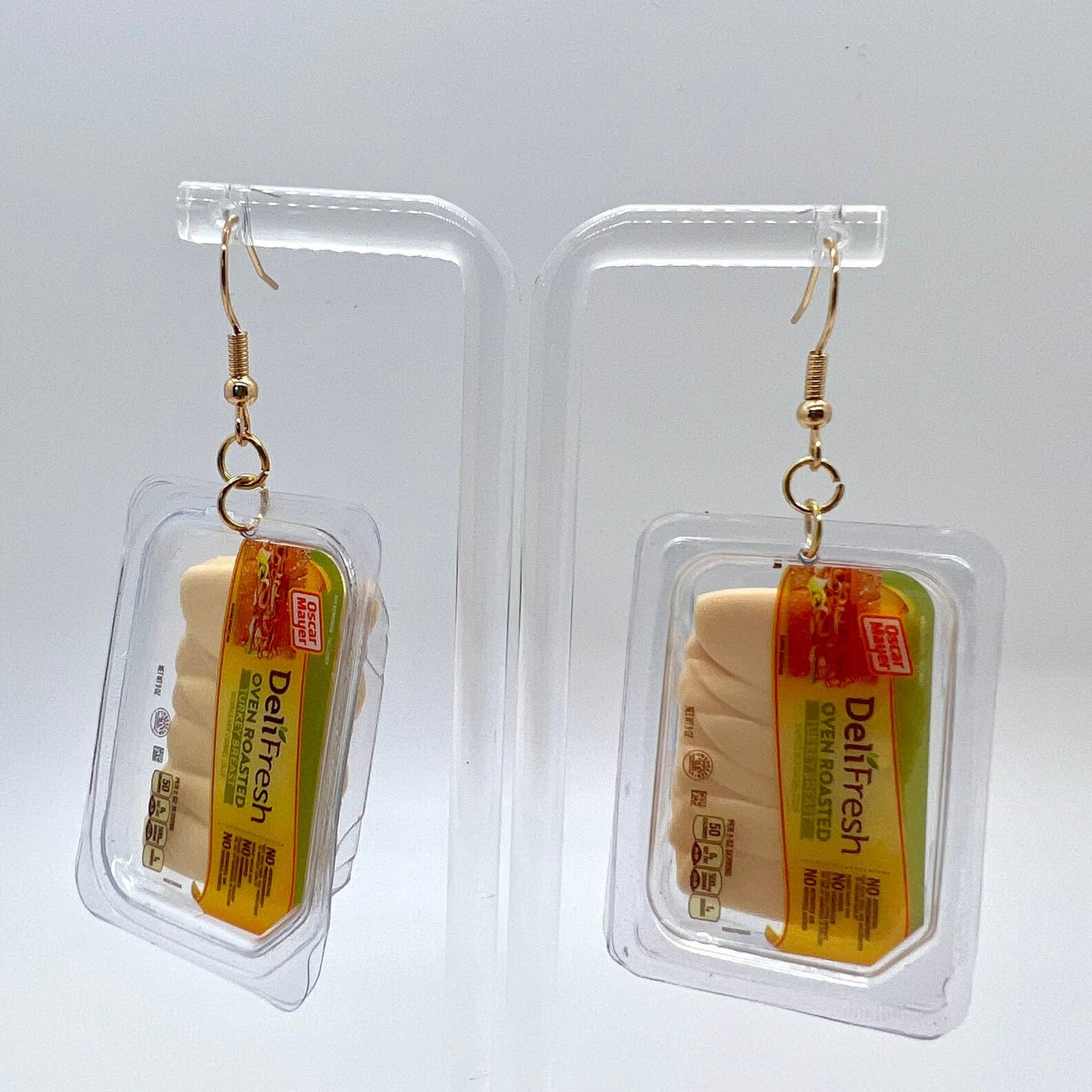 Sandwich Meat Earrings