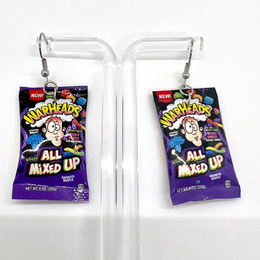 War Heads Candy Earrings