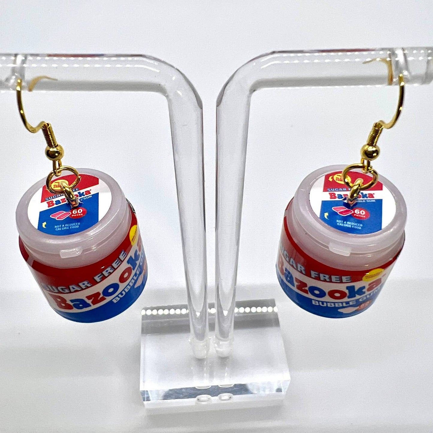 Bazooka Gum Earrings