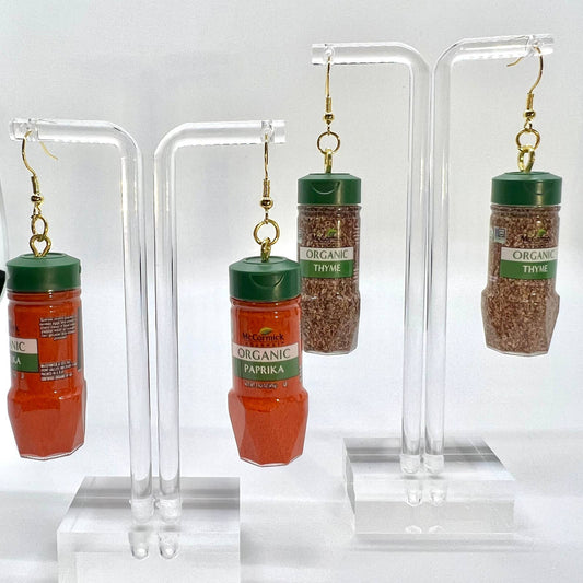 Spice Earrings - Thyme & Paprika