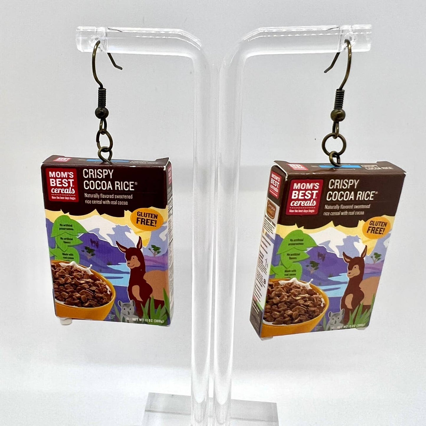 Cereal Box Earrings