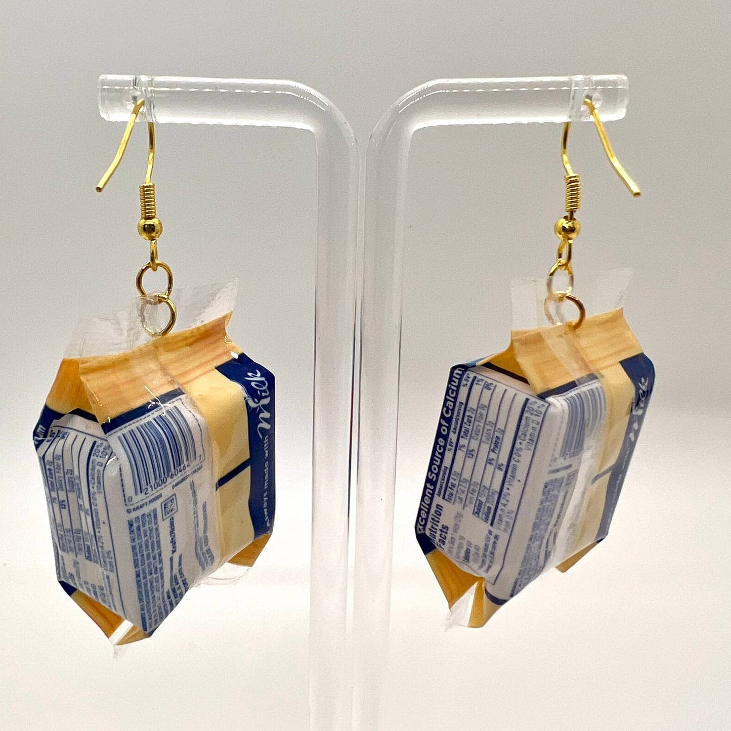 Kraft Cheese Earrings