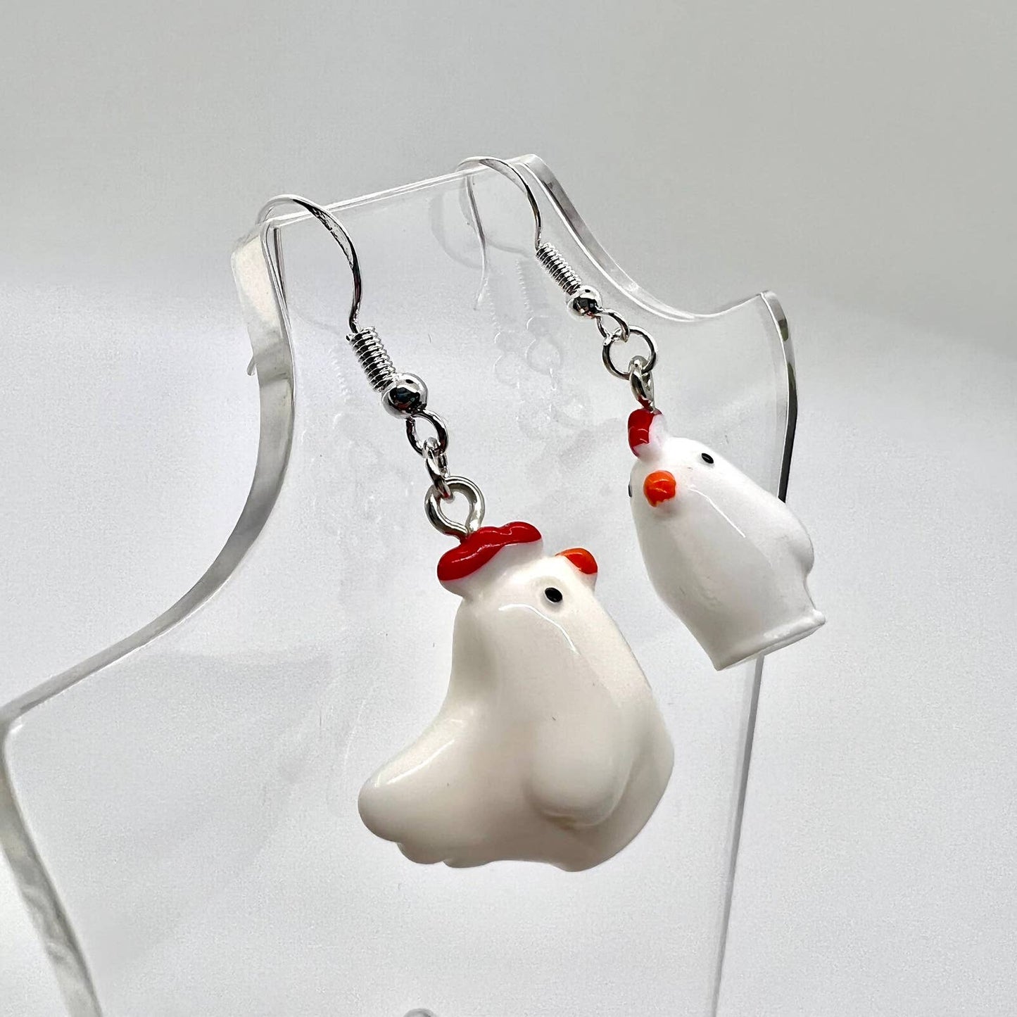 Chicken Earrings