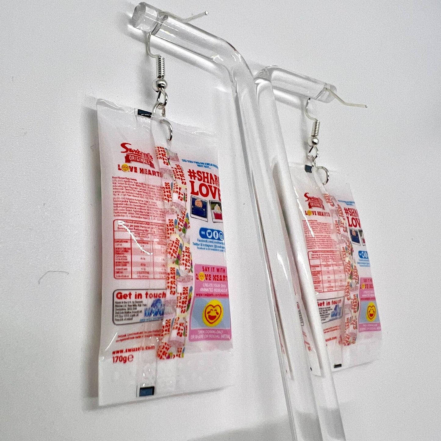 Candy Heart Earrings