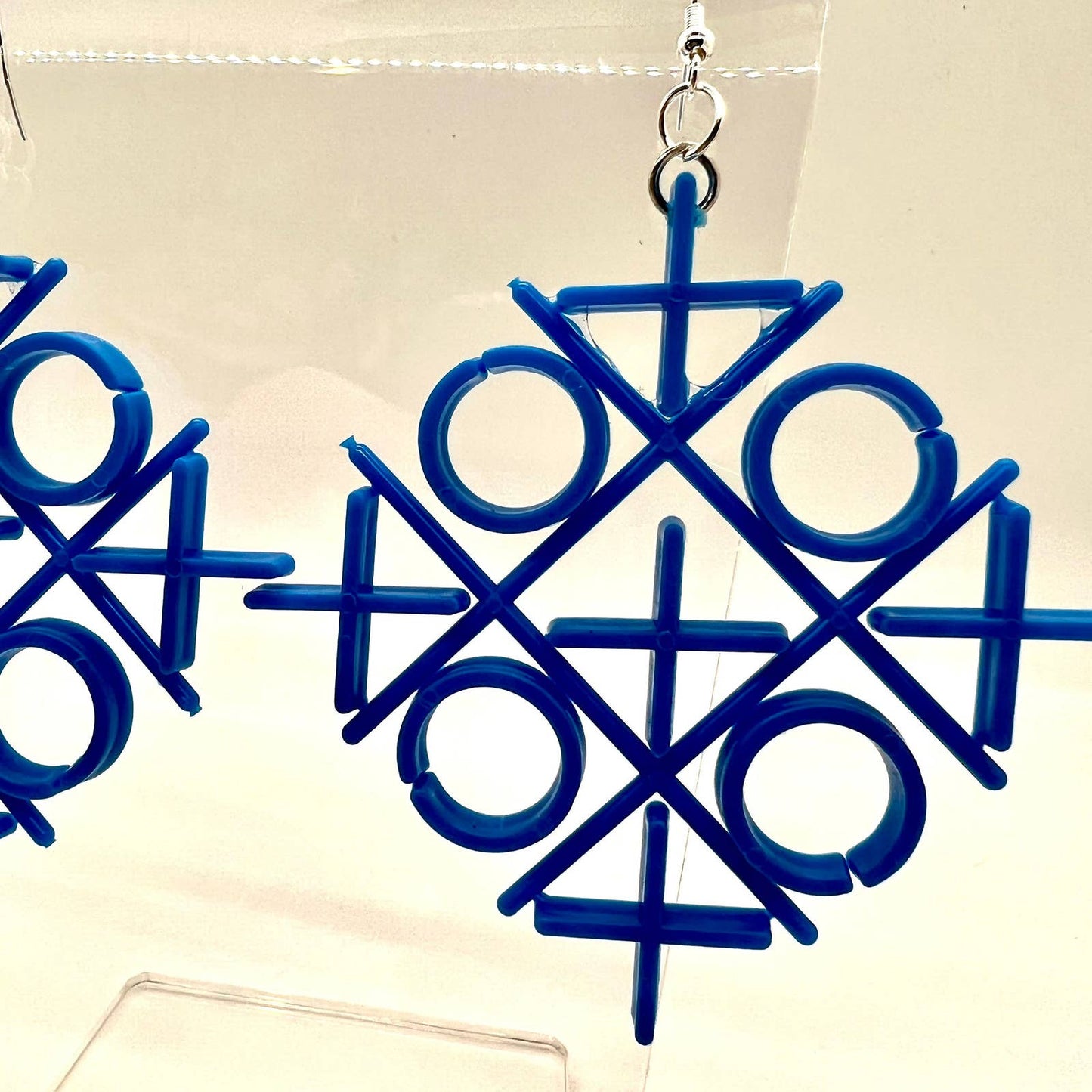 Tic Tac Toe Game Earrings
